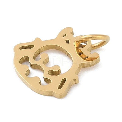 304 Stainless Steel Pendants STAS-L279-001G-05-1