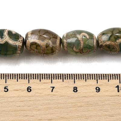 Tibetan Style dZi Beads Strands G-S389-A06-1