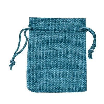 Burlap Packing Pouches Drawstring Bags ABAG-Q050-7x9-17-1