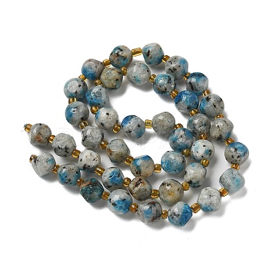 Natural K2 Stone Beads Strands G-K387-A06-02-1