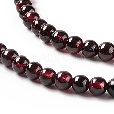 Natural Garnet Beads Strands X-G-F717-14-1