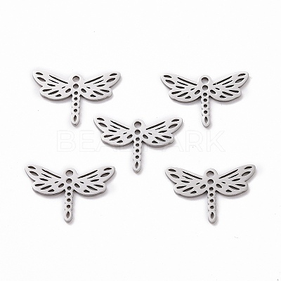 Non-Tarnish 201 Stainless Steel Filigree Joiners Links STAS-S105-JN868-1-1