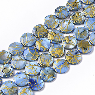 Drawbench Freshwater Shell Beads Strands SHEL-T014-012A-1