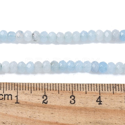 Dyed Natural Malaysia Jade Rondelle Beads Strands G-E316-2x4mm-61-1