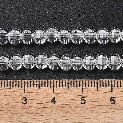 Transparent Glass Beads Strands GLAA-G125-01A-01-1