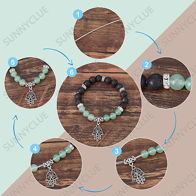 DIY Yoga Bracelet Making Kit DIY-SC0019-29-1