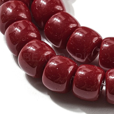 Opaque Glass Beads Strands GLAA-NH0002-B07-1