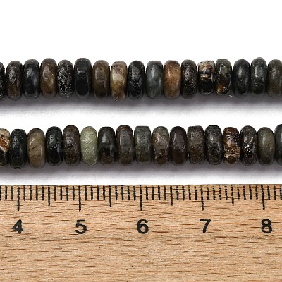 Natural Biotite Jade Beads Strands G-L624-H09-6x2mm-1