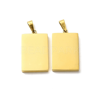 Ion Plating(IP) 304 Stainless Steel Pendants STAS-R120-03G-1