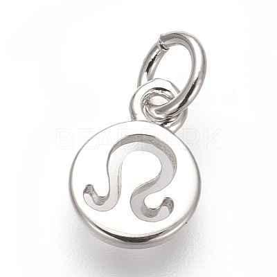 Brass Charms ZIRC-E152-39G-P-RS-1