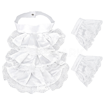 Polyester Retro Lace Collars DIY-WH0622-508A-1