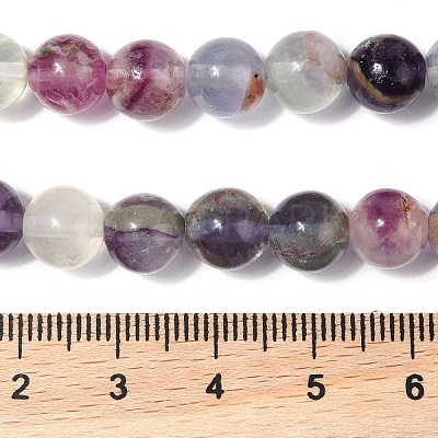 Natural Purple Fluorite Beads Strands G-G184-A01-01-1