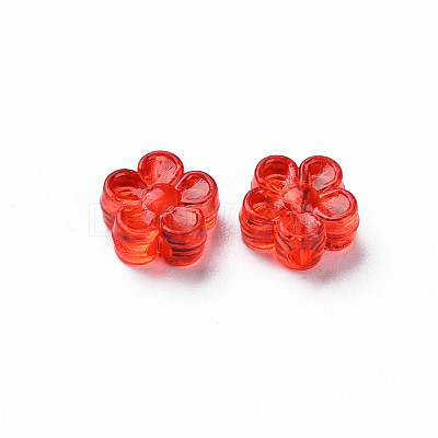 Transparent Acrylic Beads MACR-N013-018-1