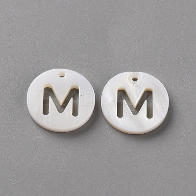 Natural Freshwater Shell Pendants SHEL-Q311-008M-1