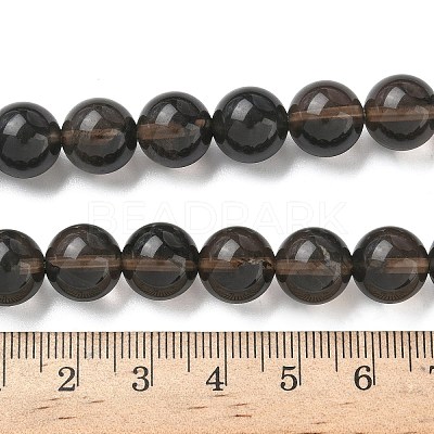 Natural Ice Obsidian Beads Strands G-P590-A01-10mm-02-1