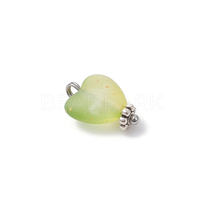 8Pcs Transparent Acrylic Pendants PALLOY-JF04341-01-1