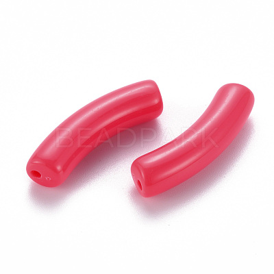 Opaque Acrylic Beads MACR-S372-002B-S008-1