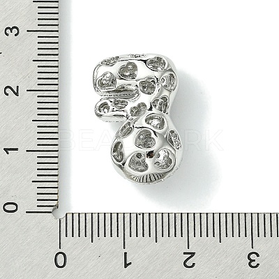 Rack Plating Brass Cubic Zirconia Pendants KK-S378-02P-F-1