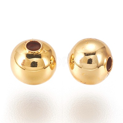 Brass Beads KK-E759-4mm-08G-1