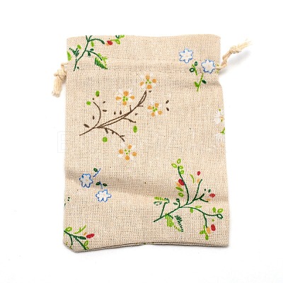 Rectangle Cloth Packing Pouches ABAG-WH0038-03-1