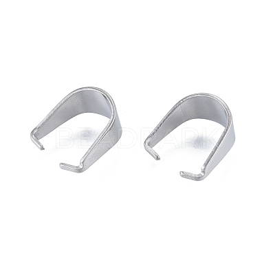 Non-Tarnish 304 Stainless Steel Snap on Bails STAS-B027-03P-02-1