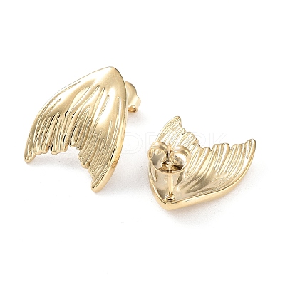 304 Stainless Steel Stud Earrings EJEW-H115-27G-1