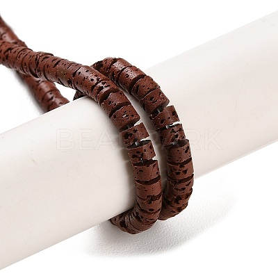 Synthetic Lava Rock Dyed Beads Strands G-H311-10-03-1