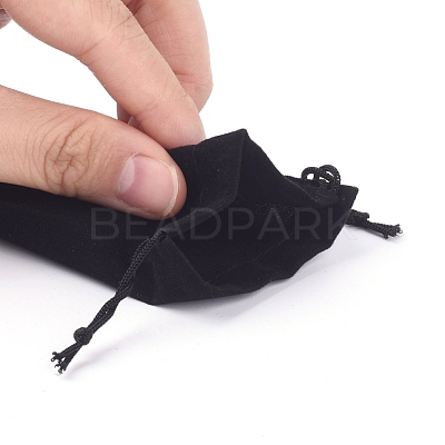 Velvet Cloth Drawstring Bags TP-C001-70X90mm-4-1