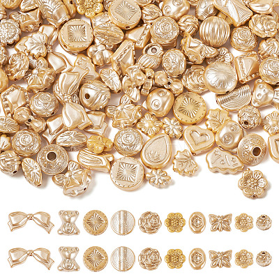 100G Pearlized Opaque Acrylic Beads TACR-TA0001-83-1