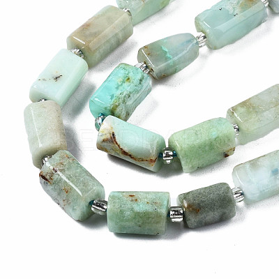 Natural Chrysoprase Beads Strands X-G-S376-013-1