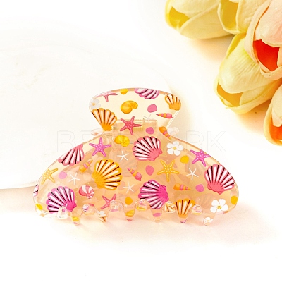 Transparent PVC Claw Hair Clips LS-PW-WGF0C26-03-1