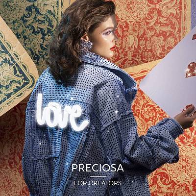 Preciosa® Crystal Hotfix Flatback Stones Y-PRC-HSS10-50020-1