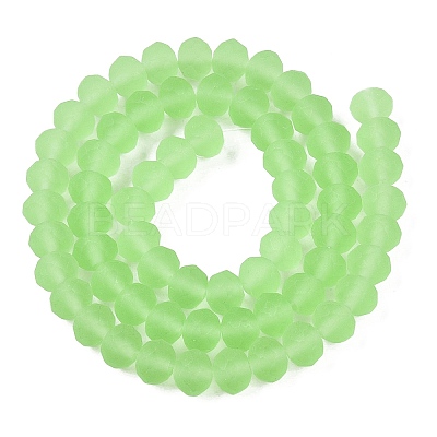 Transparent Glass Beads Strands EGLA-A044-T8mm-MD09-1