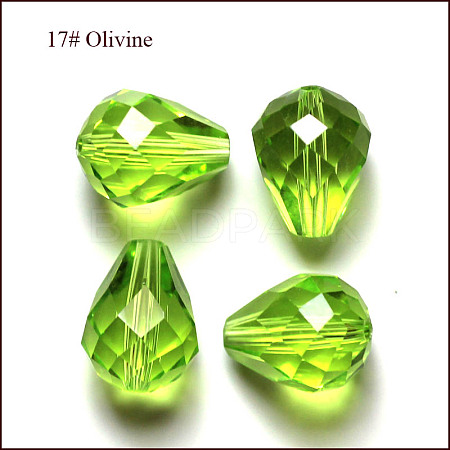 Imitation Austrian Crystal Beads SWAR-F062-12x10mm-17-1