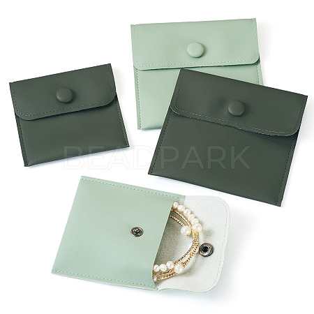 4Pcs 4 Styles PU Imitation Leather Jewelry Storage Bags ABAG-TA0001-64-1