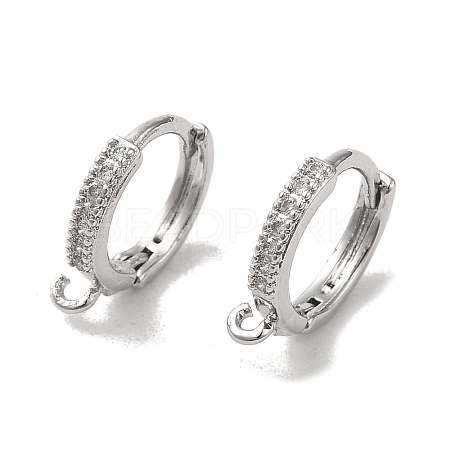 Brass Hoop Earring Findings FIND-Z039-32P-1