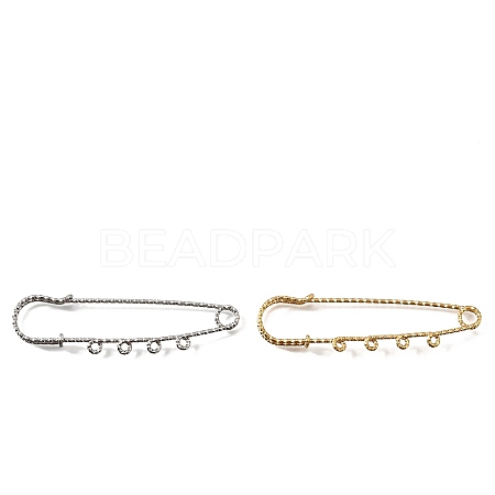 304 Stainless Steel Kilt Pins with 4 Loops STAS-K252-11C-M-1