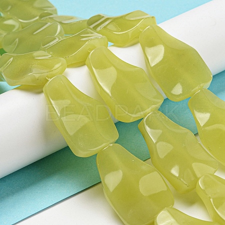 Natural Lemon Jade Beads Strands G-B051-B02-01-1