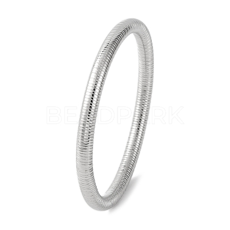 304 Stainless Steel Bangles for Women BJEW-B104-30P-1