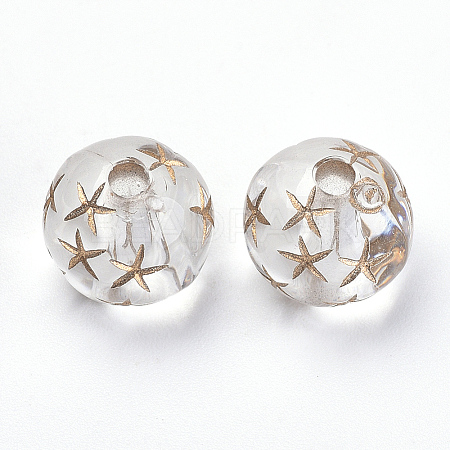 Plating Acrylic Beads LS-X-OACR-S016-66-1