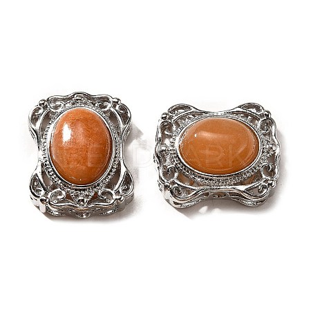 Natural Red Aventurine Multi-Strand Links KK-M304-05P-10-1
