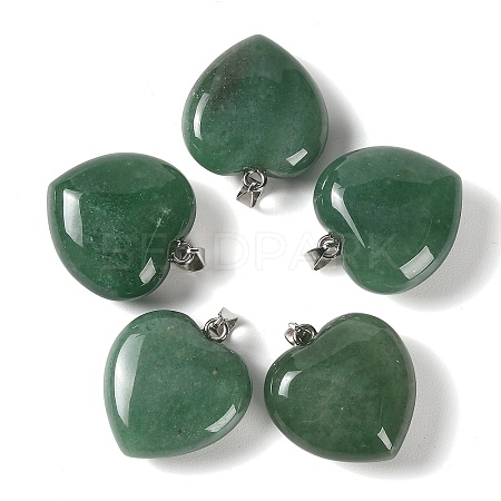 Natural Green Aventurine Pendants GG-CBAA0EE-04P-04-1