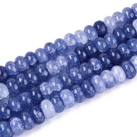 Glass Beads Strands GLAA-N059-5x8mm-18-1