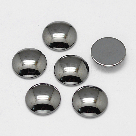 Non-magnetic Synthetic Hematite Cabochons LS-X-G-P162-05-10mm-1
