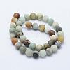 Natural Flower Amazonite Beads Strands G-F518-24-10mm-2