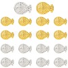 40Pcs 2 Colors Alloy Beads FIND-YW0010-41-1