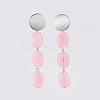 Acrylic Imitation Gemstone Dangle Earrings EJEW-JE03598-03-1