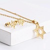 201 Stainless Steel Pendant Necklace & Stud Earring FS-WGB816B-01-1