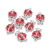 Alloy Enamel Links connectors LS-X-ENAM-P147-1-1