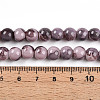 Baking Paint Glass Beads Strands DGLA-N003-8mm-C09-5